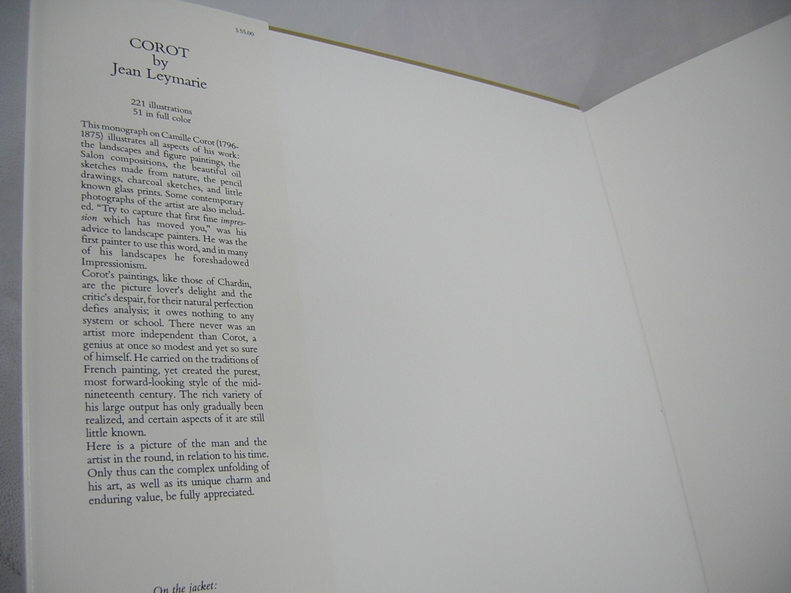 Corot by Jean Leymarie (1979, Hardcover, 0847802388)