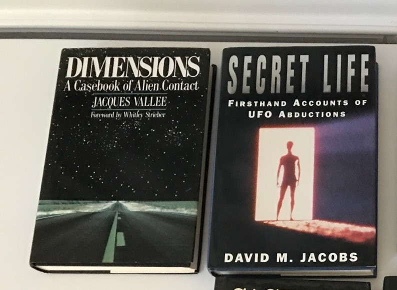 Book lot Dimensions Casebook of Alien Contact Vallee Secret Life UFO Jacobs