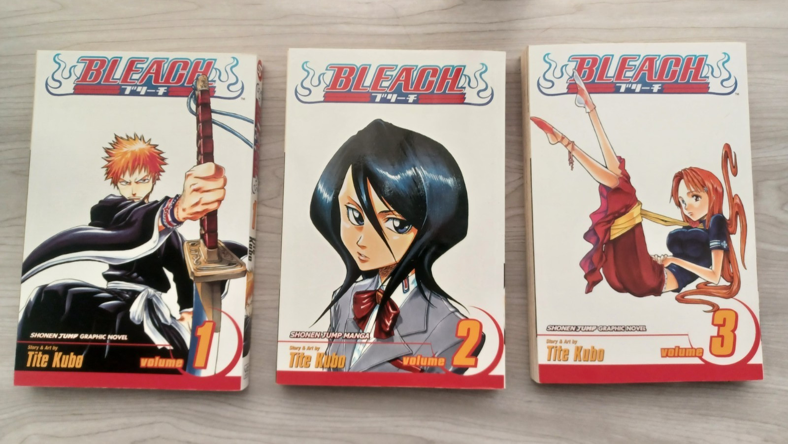 Bleach Volumes Vol # 1 2 3 Tite Kubo English Manga Graphic Novel Shonen Jump