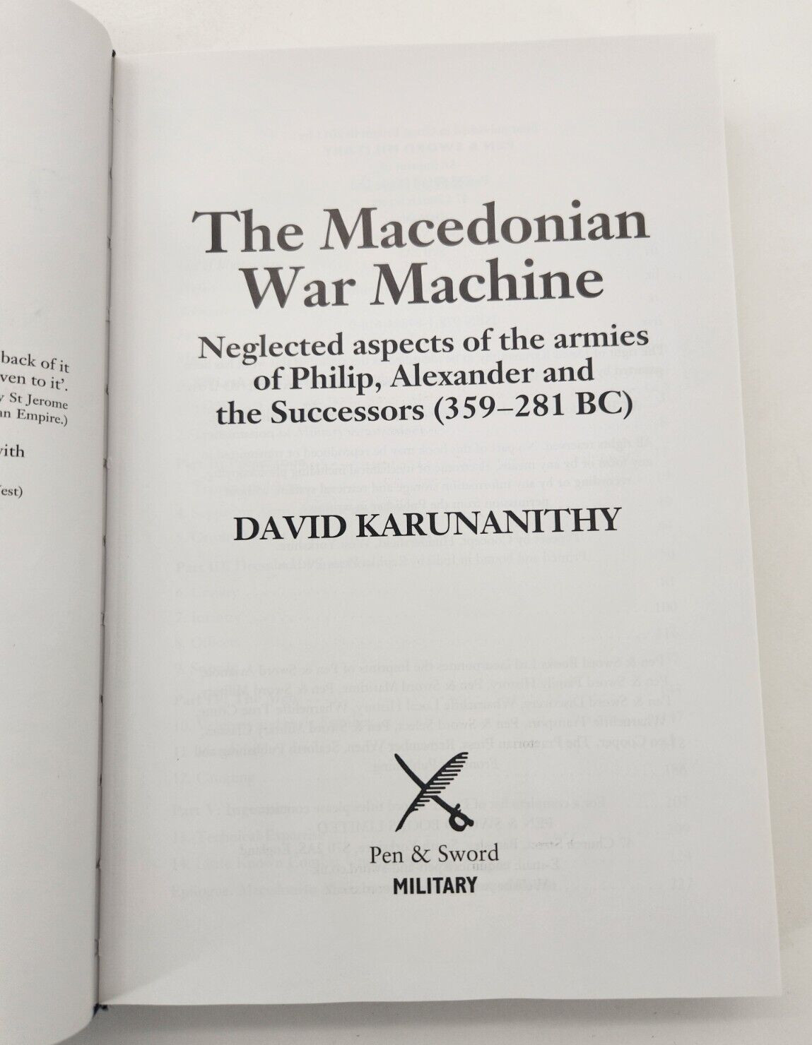 The Macedonian War Machine 359-281 BC: Neglecte… by David Karunanithy Hardback