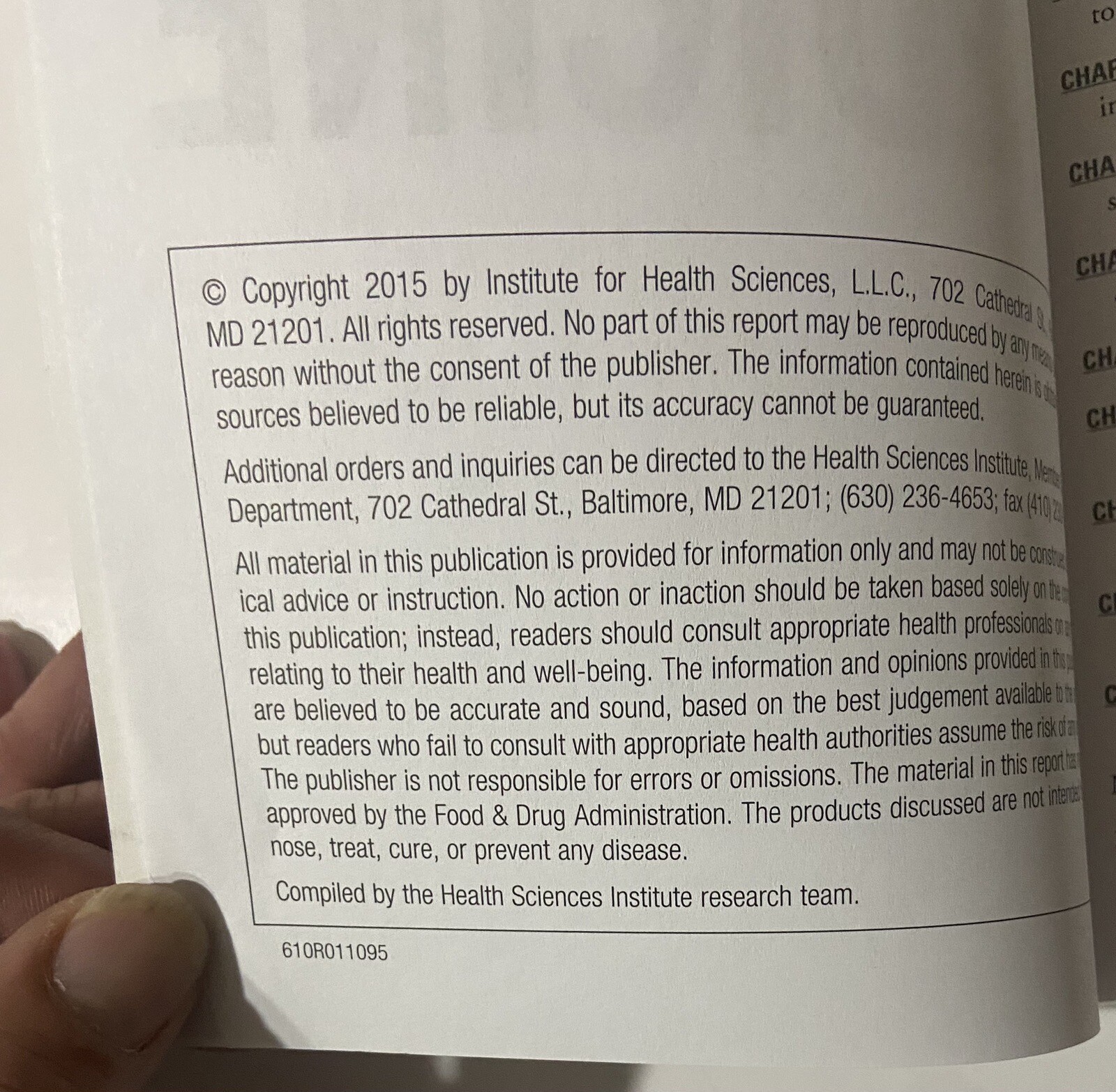 Forbidden Cures and Underground Medicine by Health Sciences Institute (2015)