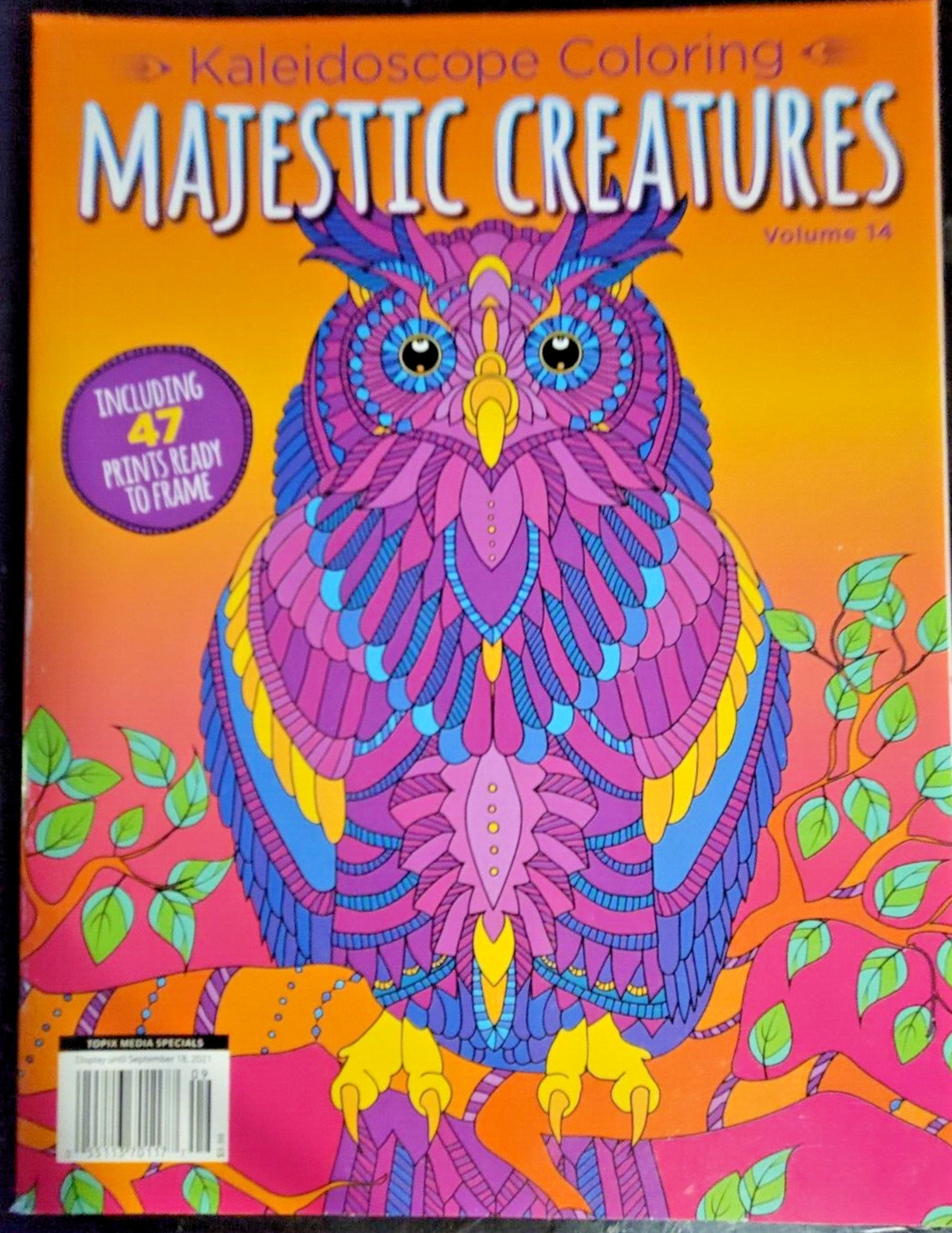 MAGJESTIC CREATURES Vol 14 – Adult Coloring Book by TOPIX MEDIA – 47 PRINTS