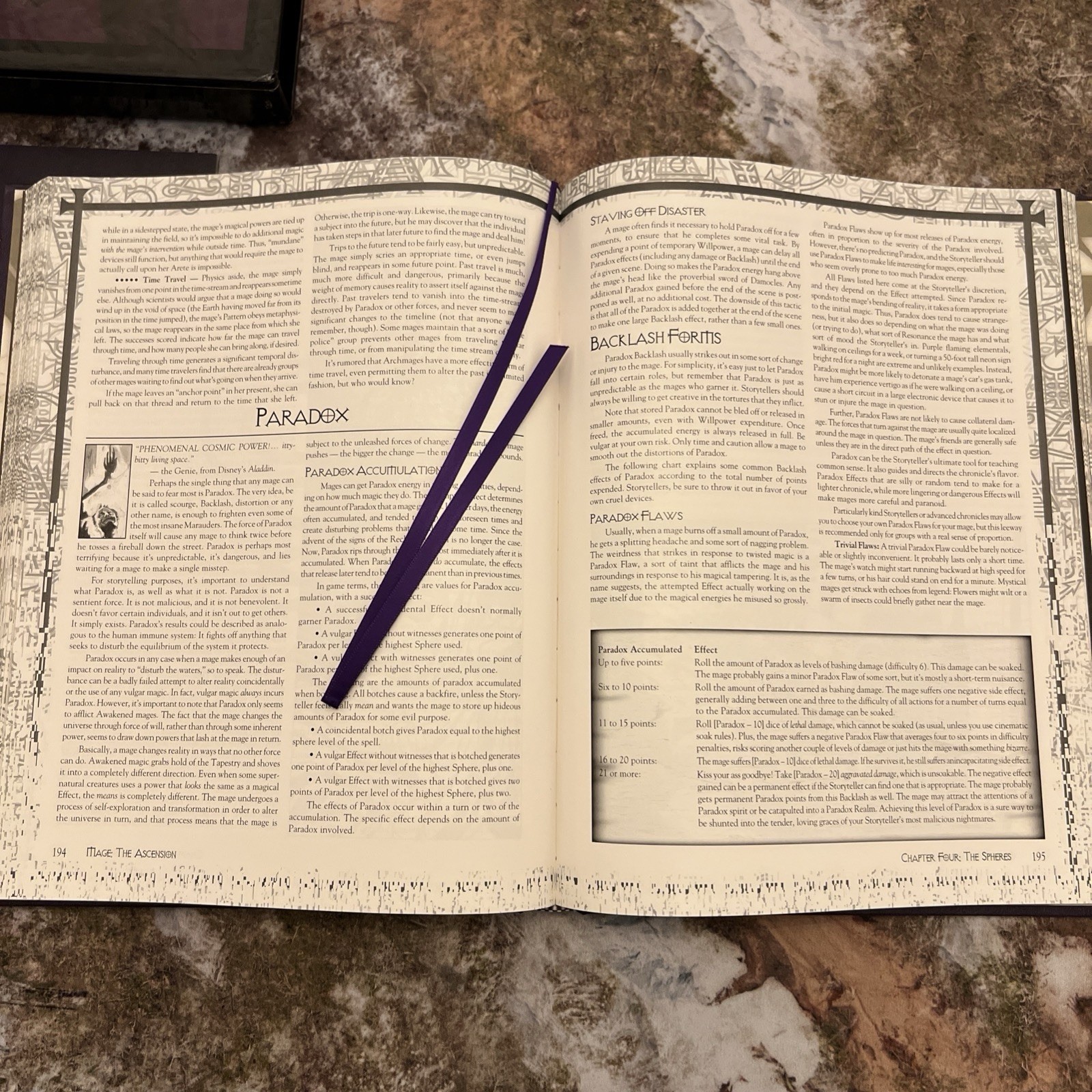 Mage The Ascension Limited Edition Slipcover Rulebook