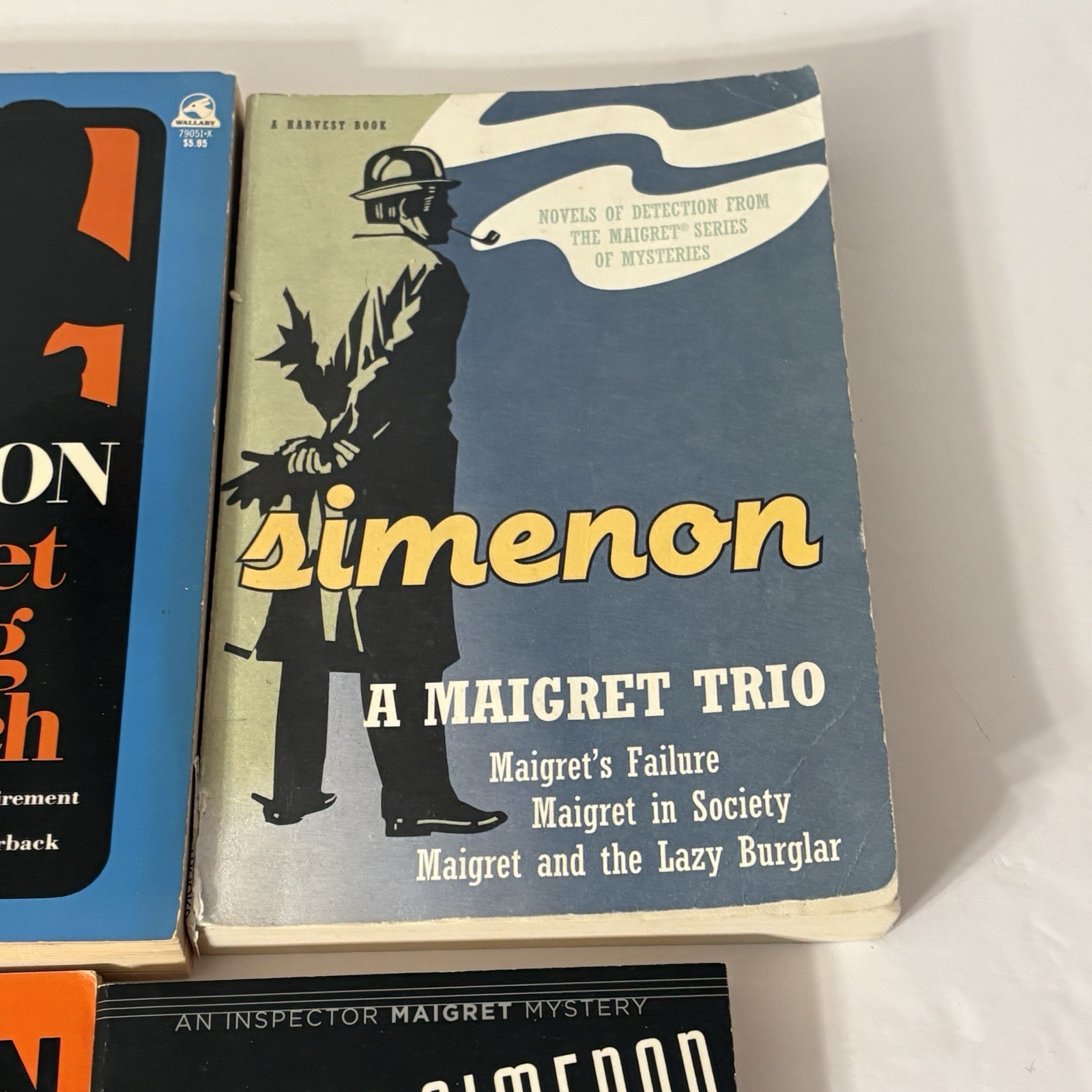 Georges Simenon Novels Lot of 6 Miscellaneous Paperbacks Preowned Maigret