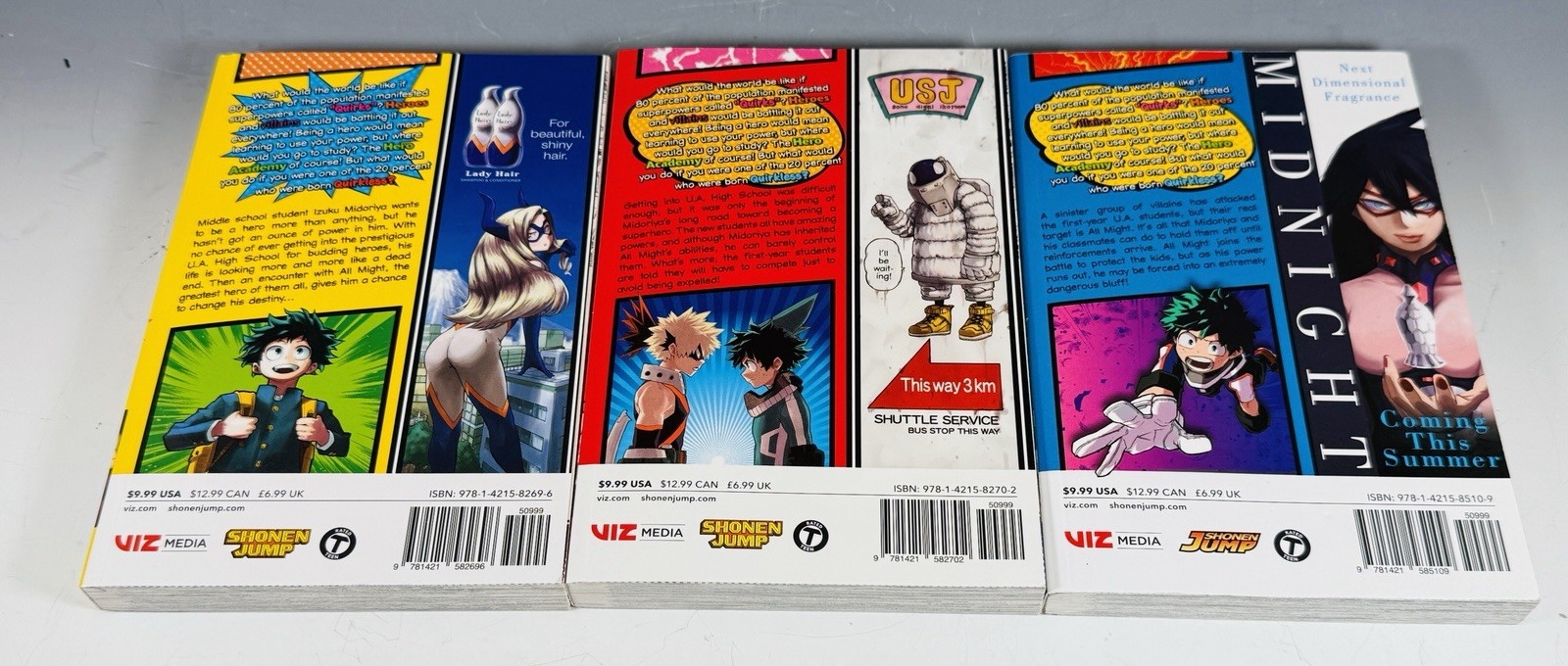 My Hero Academia Lot Vol. 1-3 ( Volume 1 2 3) Manga English Shonen Jump Comics