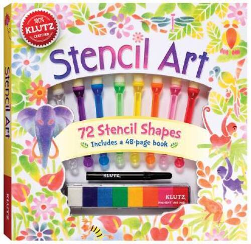 Klutz Stencil Art Book Kit – Paperback By The Editors of Klutz – GOOD