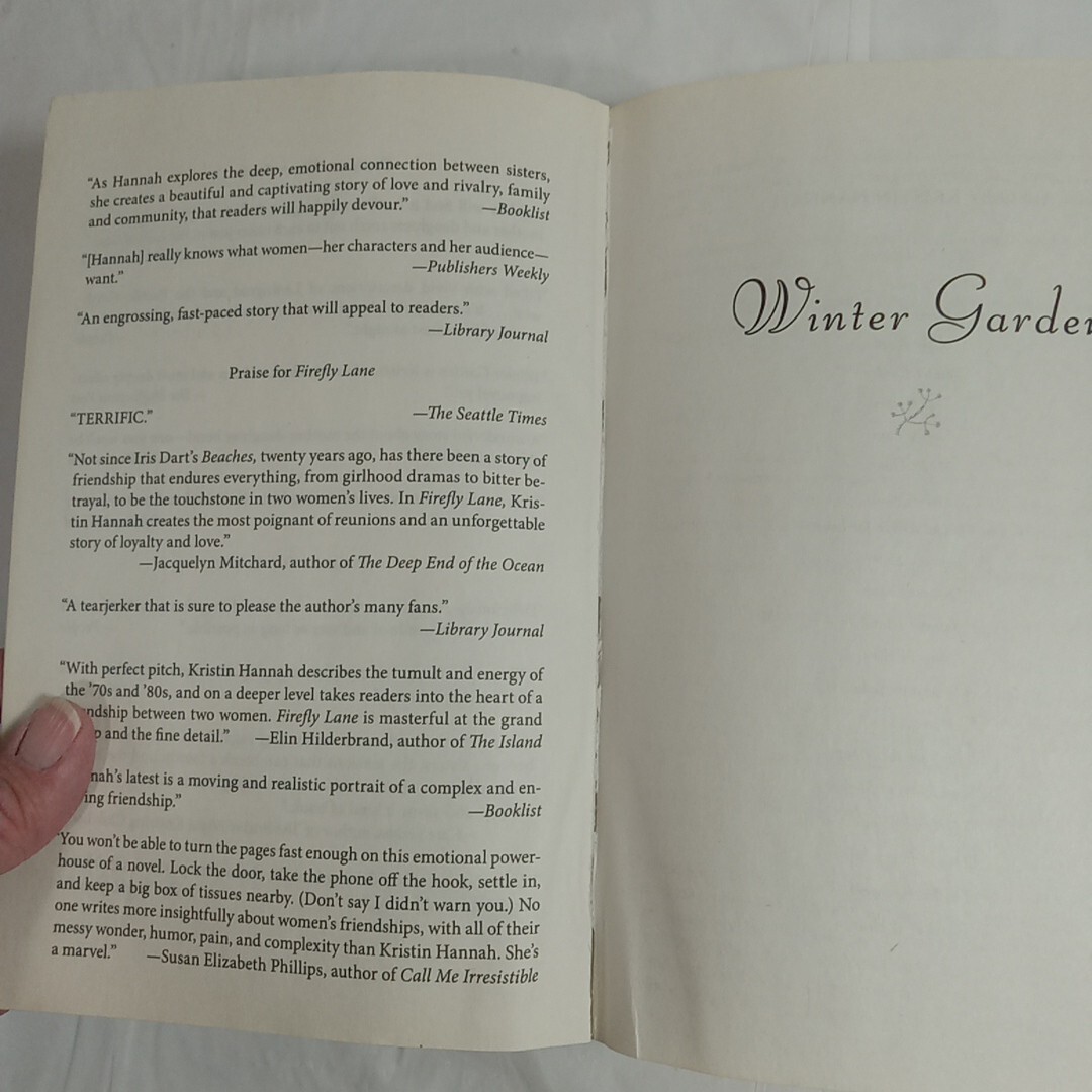 Winter Garden : A Novel by Kristin Hannah (2011, Trade Paperback)