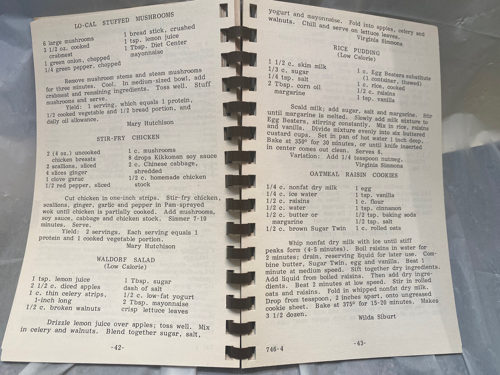 Vintage Cookbook Cherished Recipes Blacksburg Christian Church 1977 Virginia