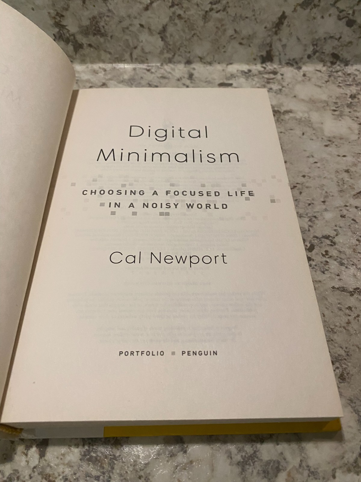 Digital Minimalism by Cal Newport (Hardcover, 2019) No Dust Jacket | Good