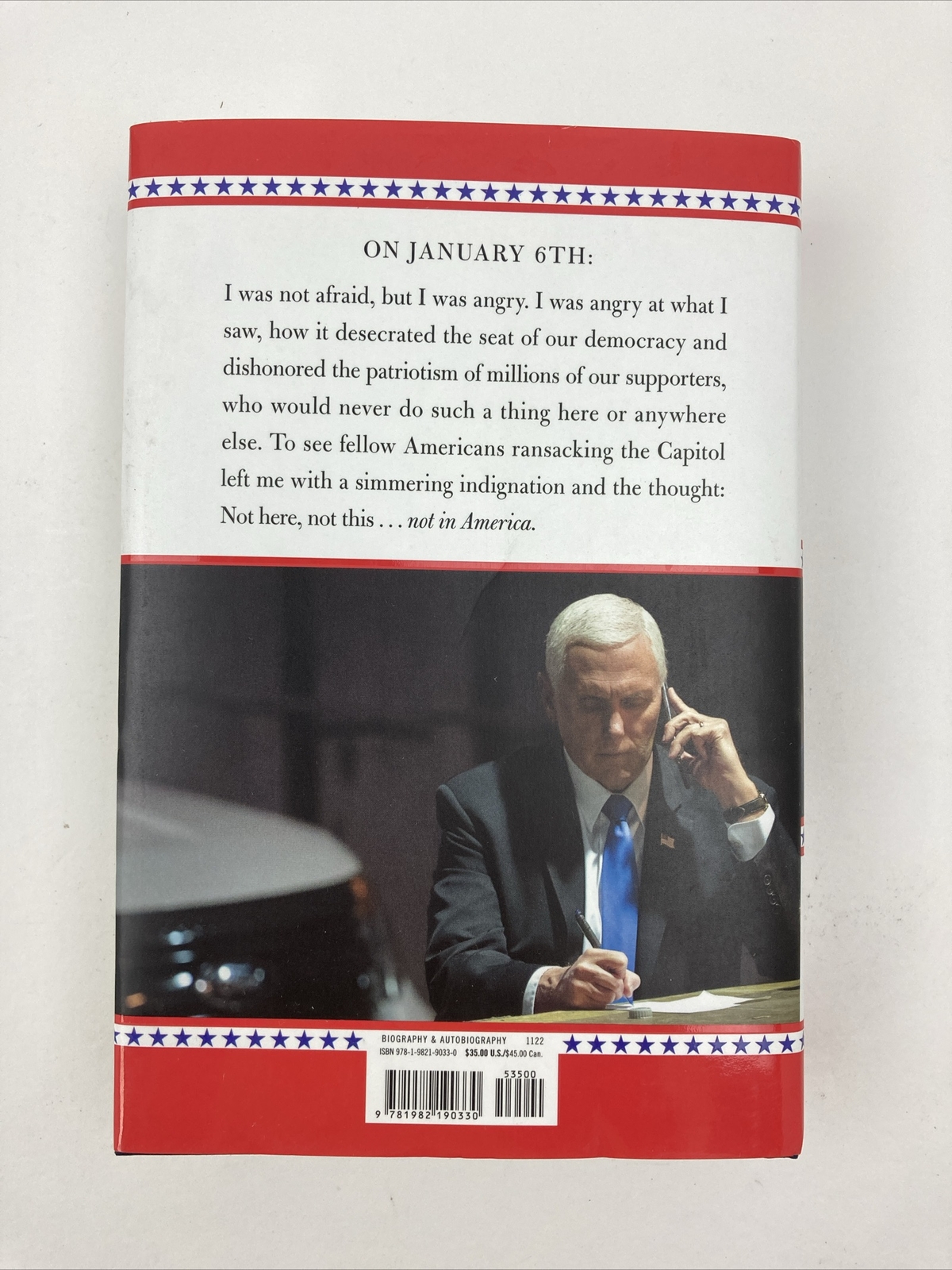 So Help Me God, by Mike Pence, Hardcover – SIGNED 1st Edition