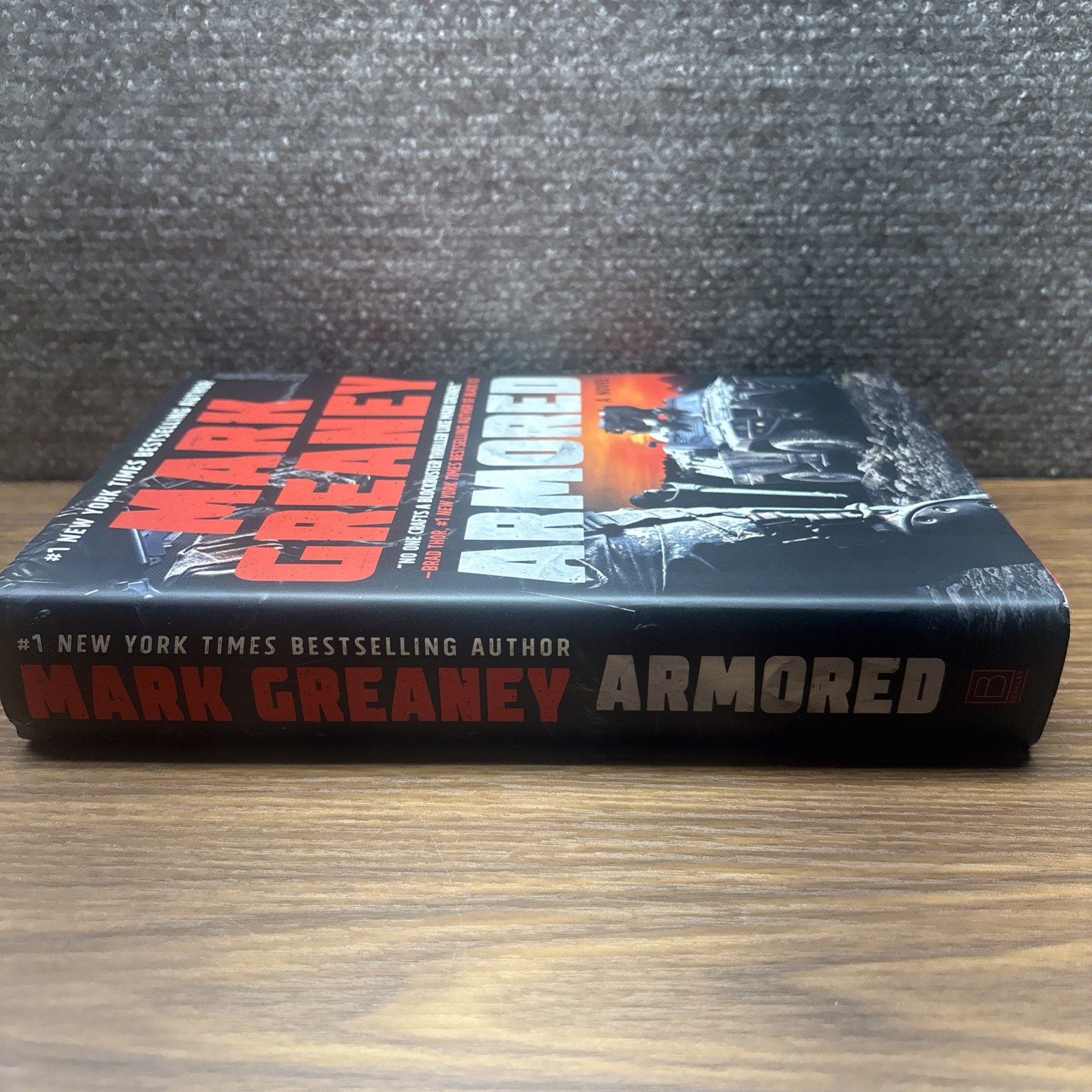 Armored by Mark Greaney – 1st Printing Hardcover Dust jacket Novel Action