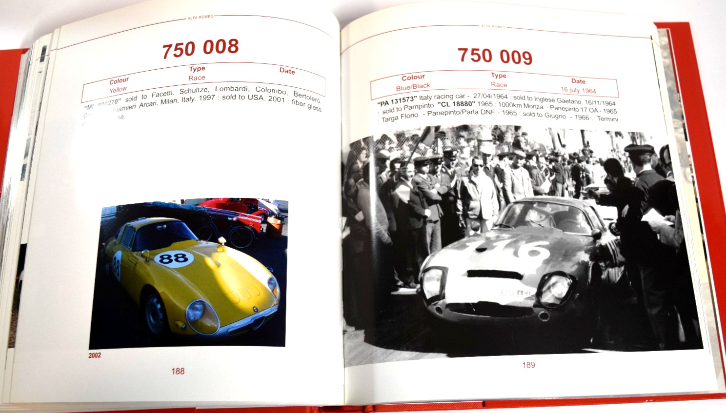 ALFA ROMEO TZ ZAGATO AUTODELTA CONRERO By Philippe Olcyzk – Hardcover EXCELLENT