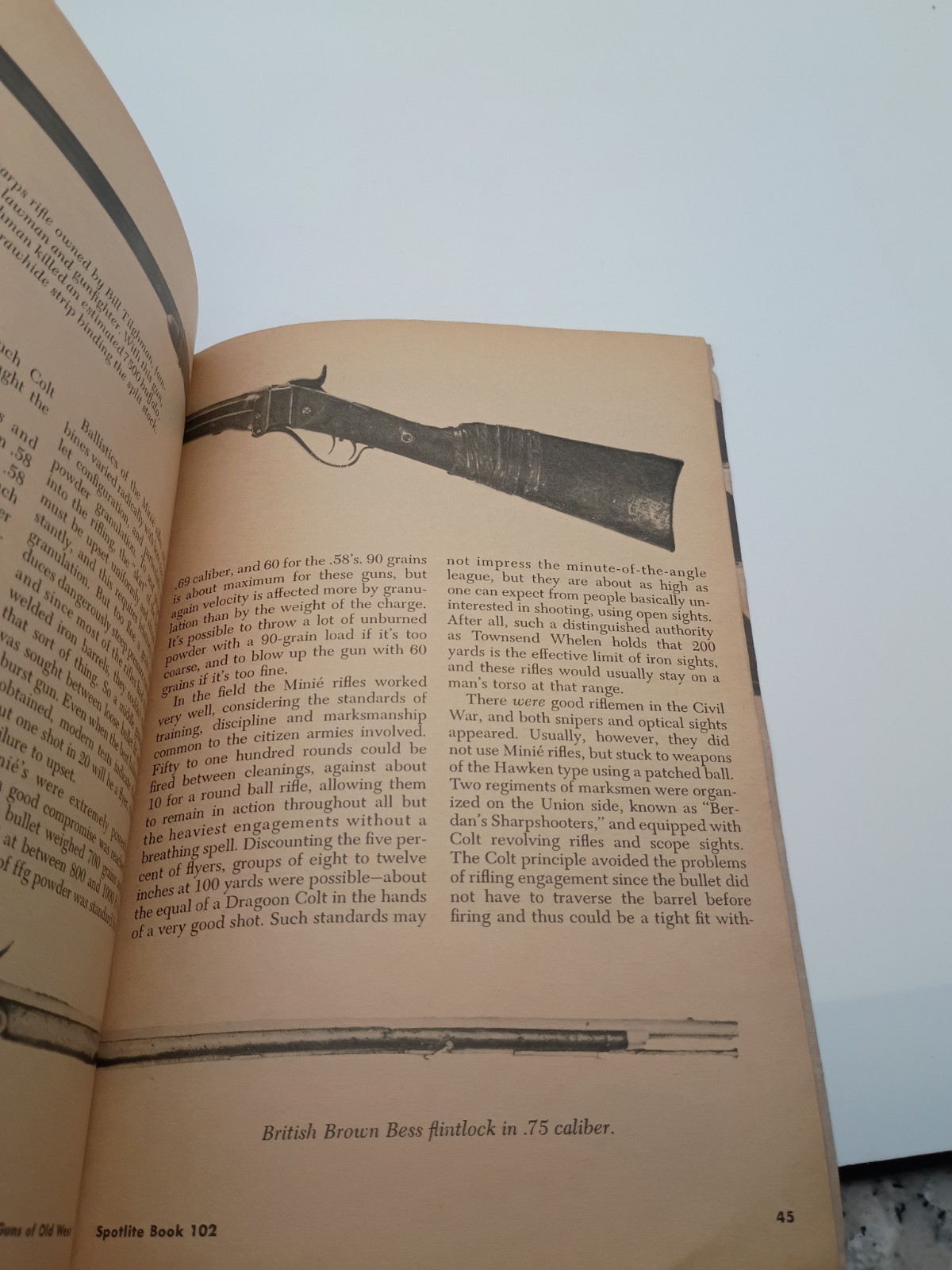 VINTAGE Guns of the Old West by Jeff Cooper Spotlite Book 102 Paperback S2