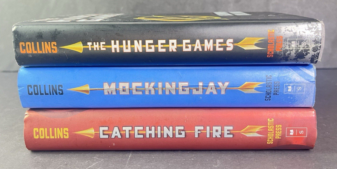 3 HB Books The Hunger Games Catching Fire Mocking Jay All 1st Edition VGC