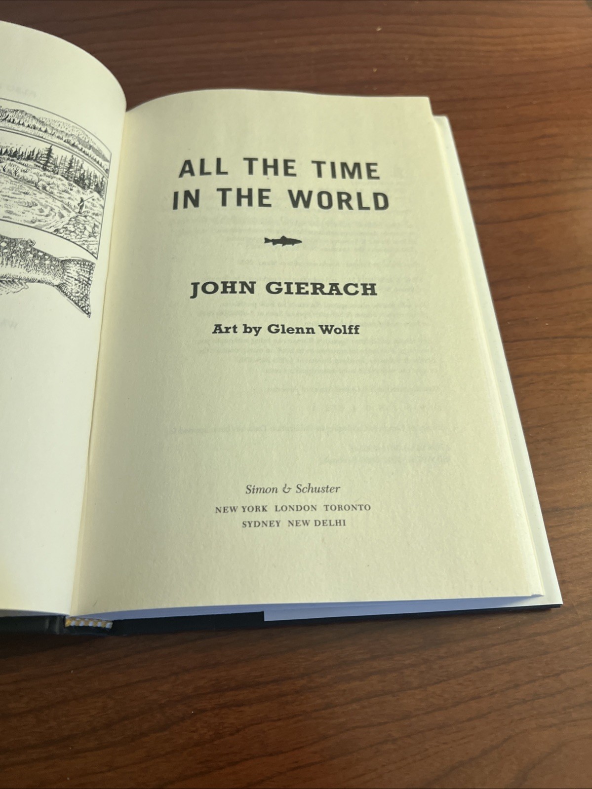 All the Time in the World Hardcover John Gierach *Signed DJ Fly Fishing Book
