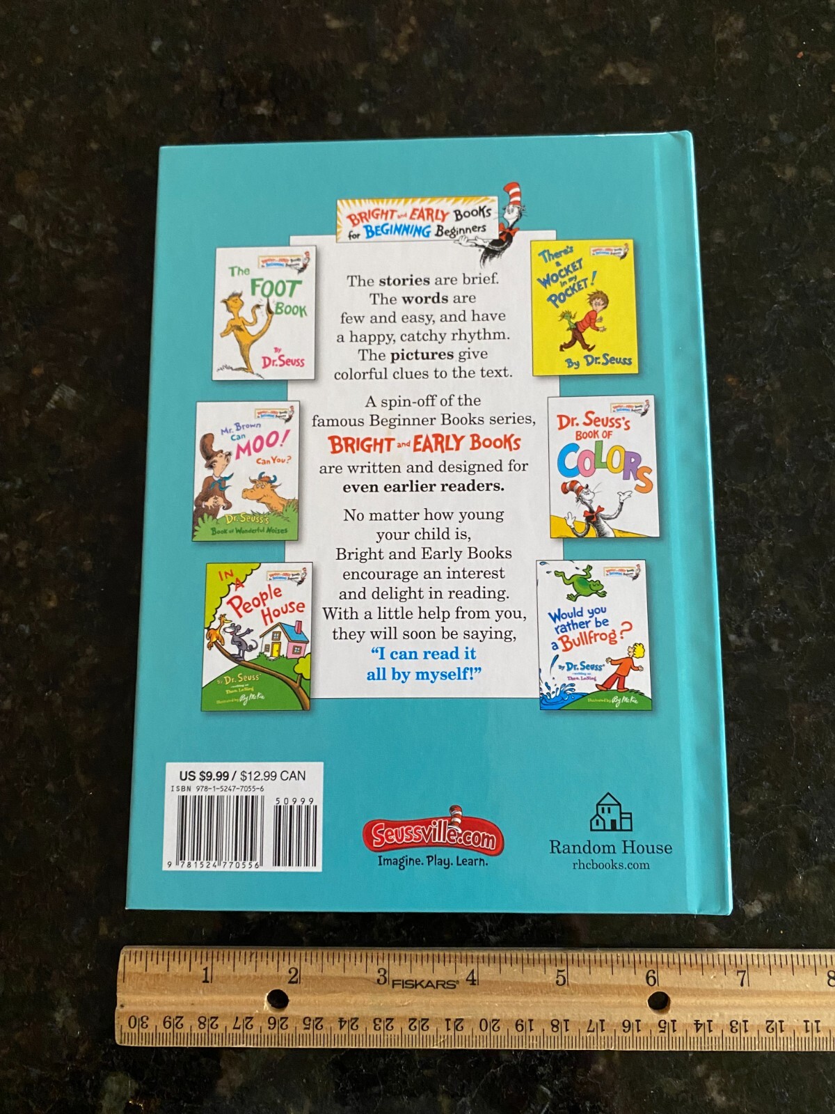 Dr Seuss Book of Animals Beginner Book Hardcover 6.75″ x 9.25″