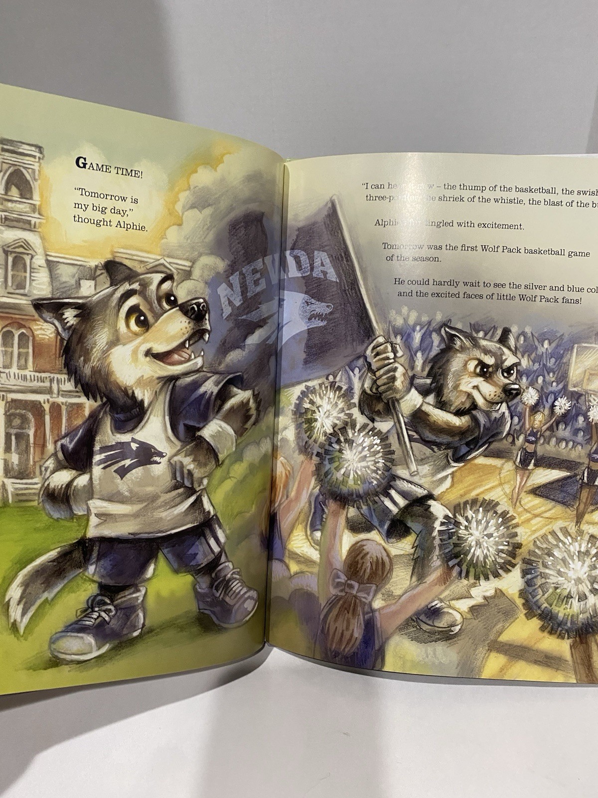 2009 The Wild Wolf Pack Mystery HC Book UNR Reno Nevada College Basketball