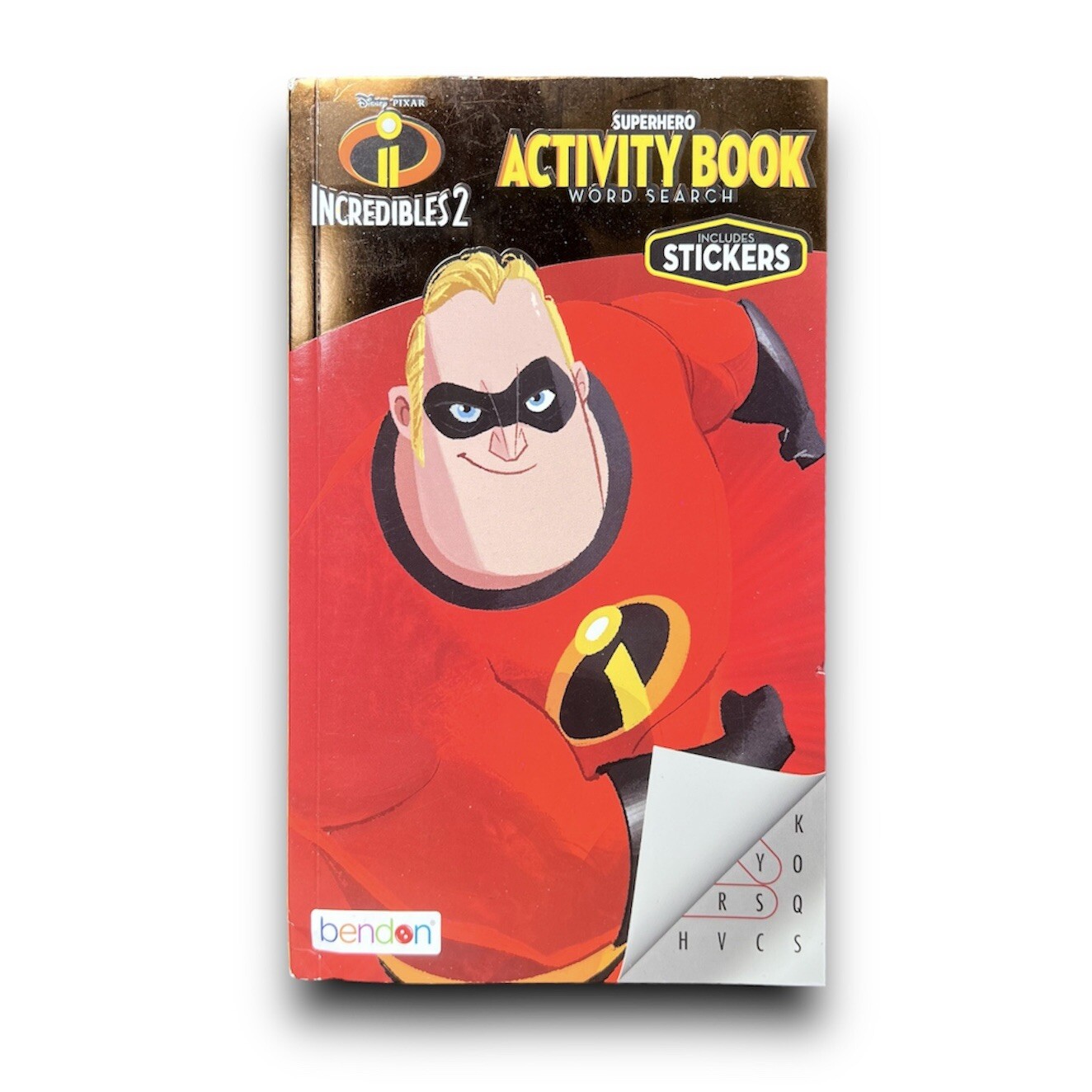 Incredibles 2 Superhero Activity Book Includes Stickers Pixar Disney Unused