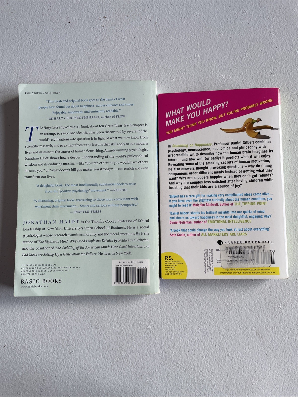 Happiness Hypothesis : Finding Modern Truth in Ancient Wisdom by Jonathan Haidt