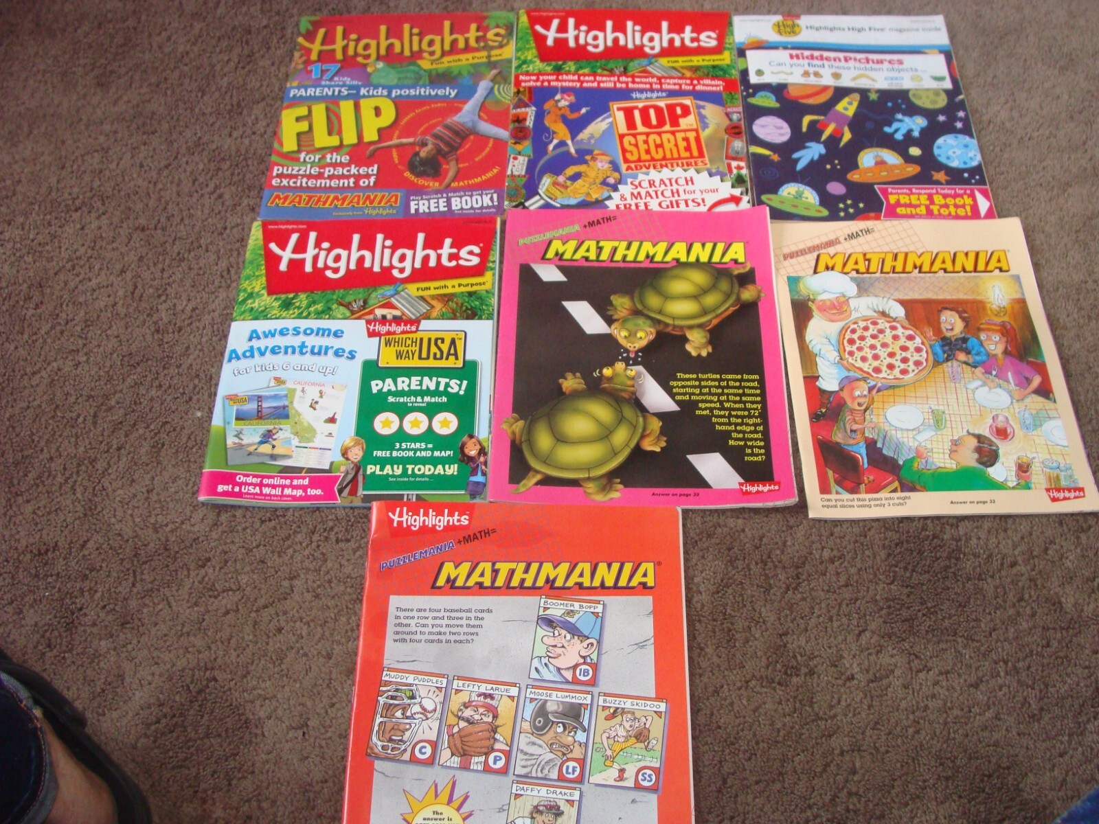 7 Outdoor Puzzles (Highlights(TM) Hidden Pictures®) mathmania [Paperback]