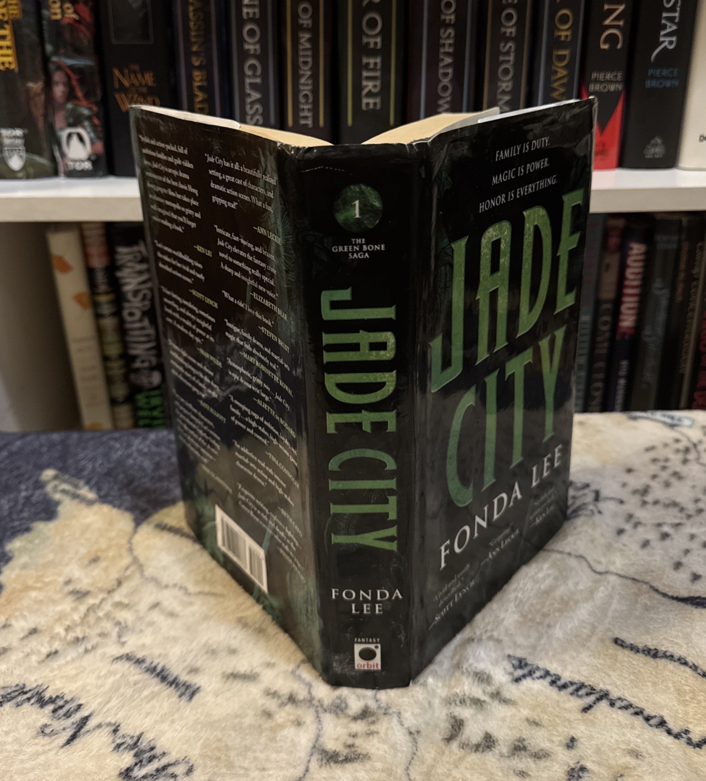 Jade City – Fonda Lee (Hardcover) First Edition/Print, 1st/1st, $26.00, ACCPT