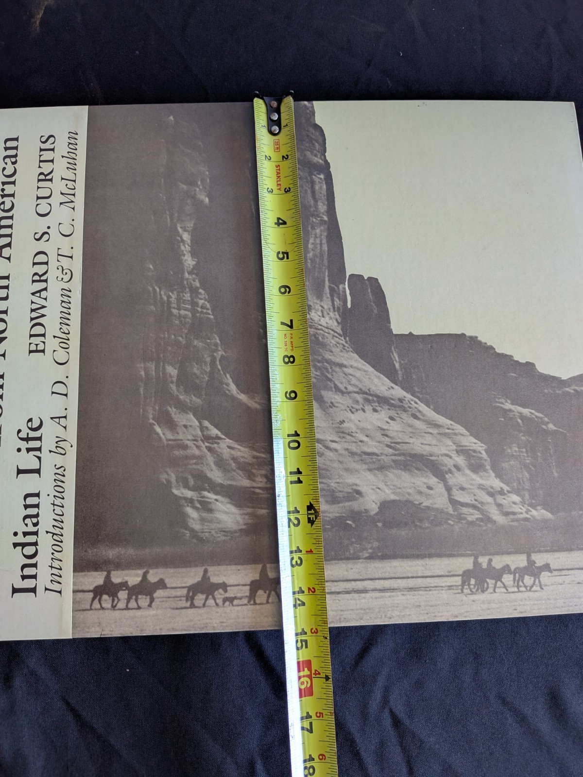 Portraits from North American Indian Life By Edward Curtis (Vintage, 1972, HB)