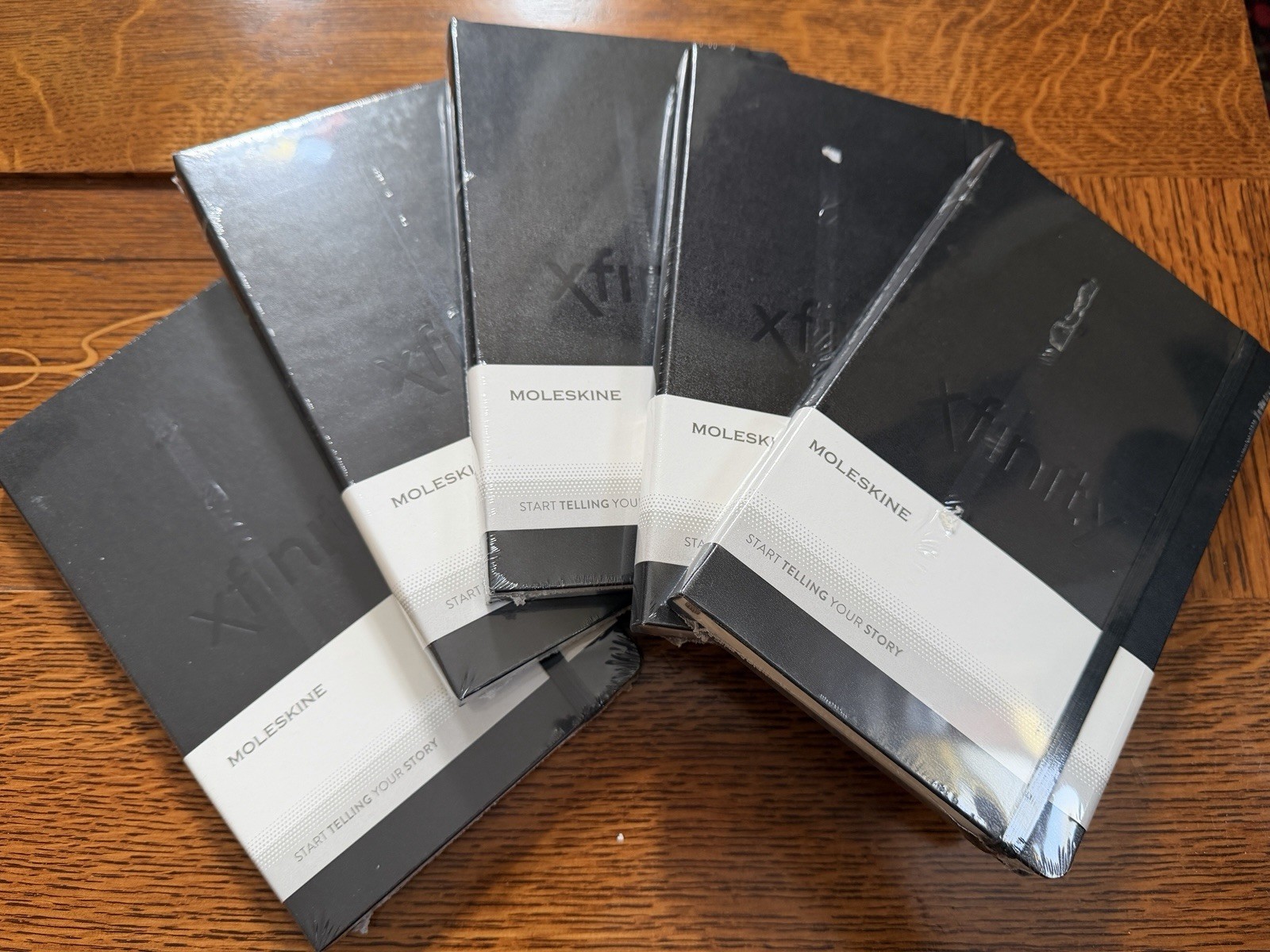 New Black Moleskine Notebook 5″ x 8.25″ Edition Factory Sealed LOT OF 5