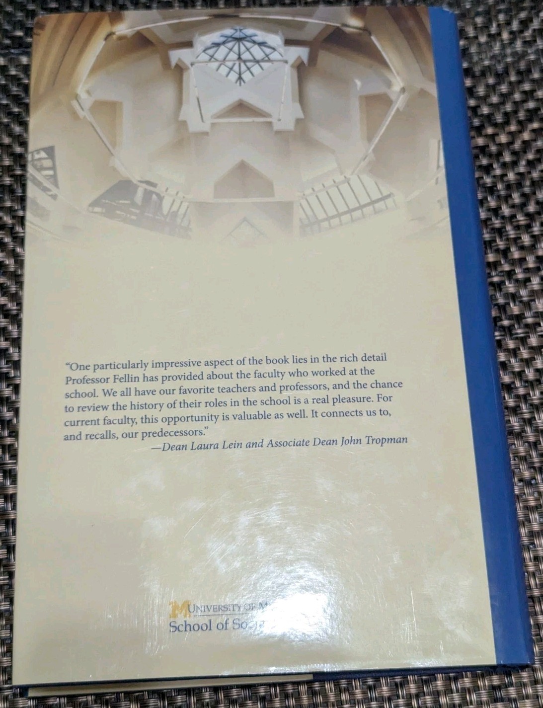 A History of the University of Michigan School of Social Work HB Phillip Fellin
