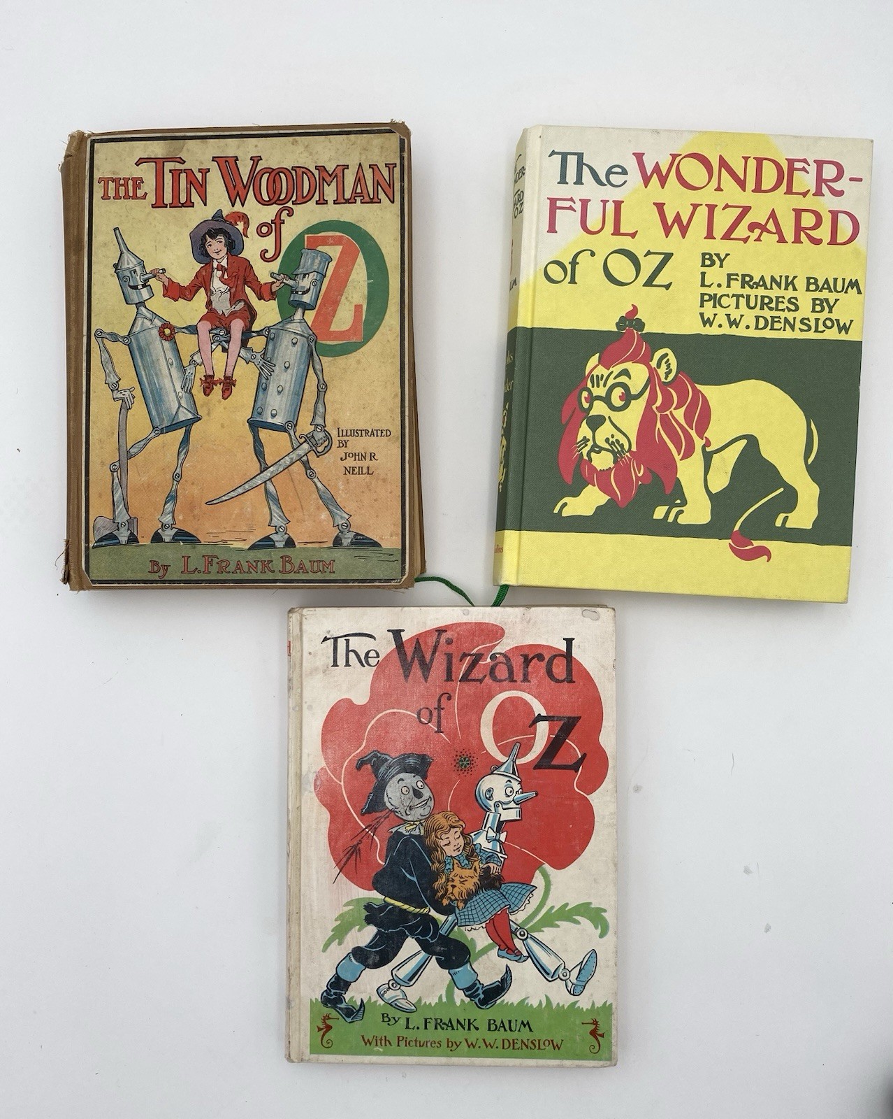 Vintage Wizard of Oz L Frank Baum Hardcover 1956 Reilly & Lee Co Illustrated