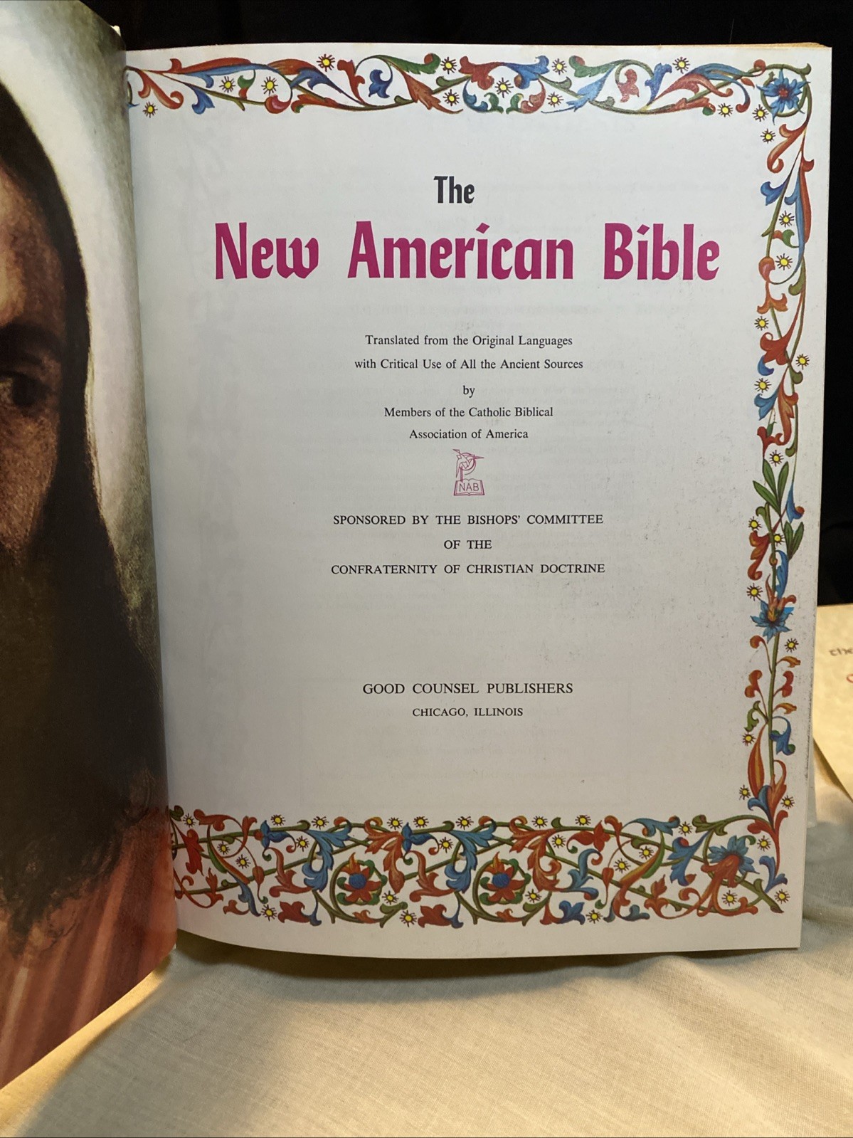 Holy Bible: The New American Bible: Catholic Holy Bible 1971 Ferguson Publishing