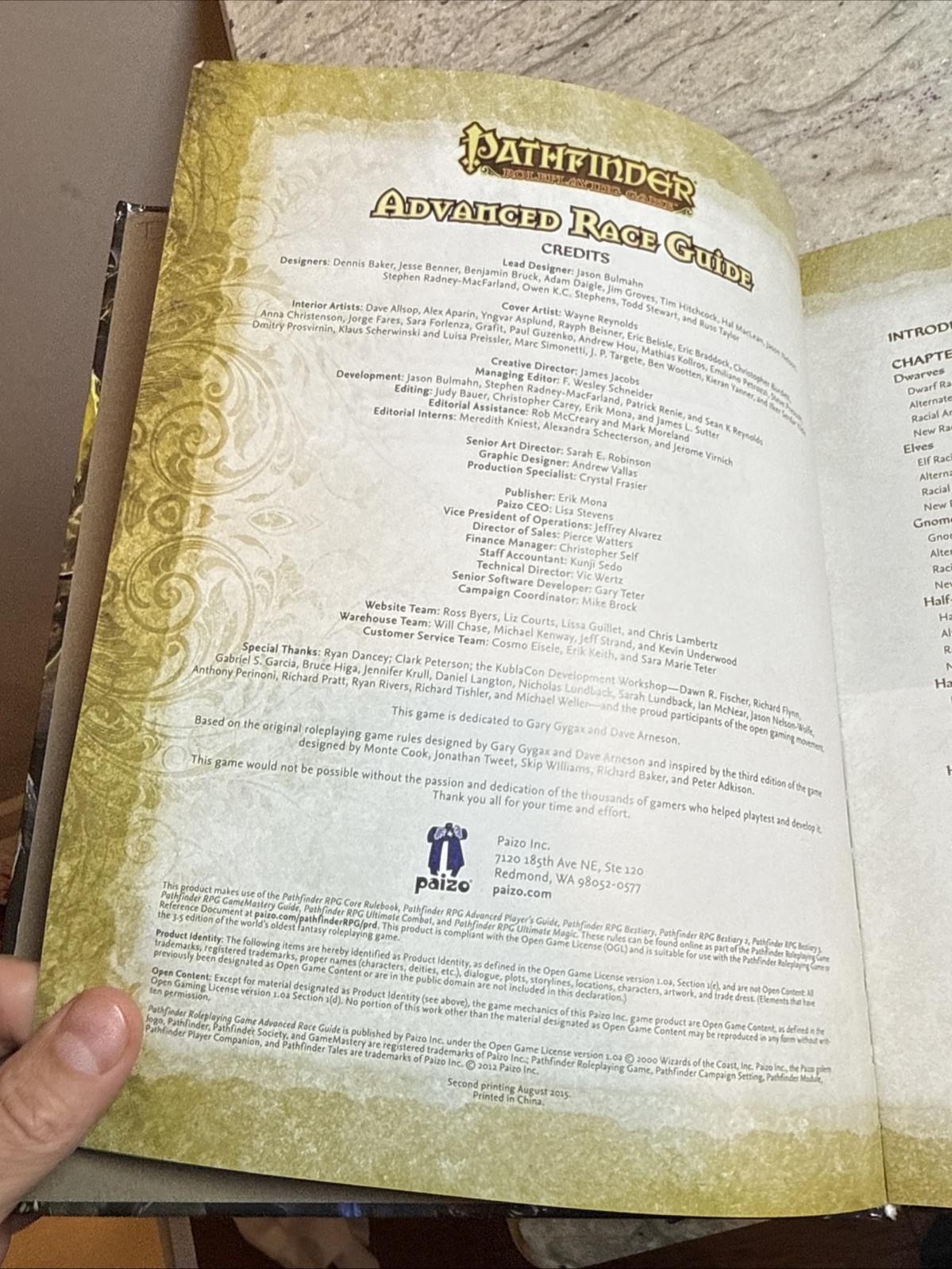 Advanced Race Guide by Jason Bulmahn and Paizo Publishing Staff (2016,…