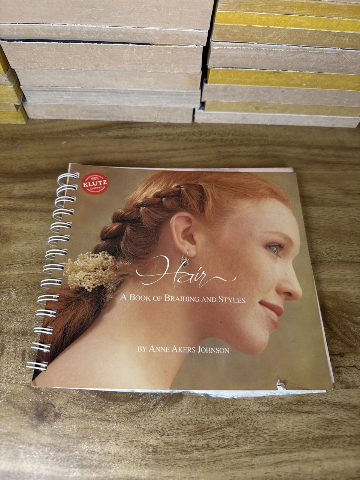 KLUTZ Hair A Book of Braiding and Styles Anne Akers Johnson Vtg Guide How To