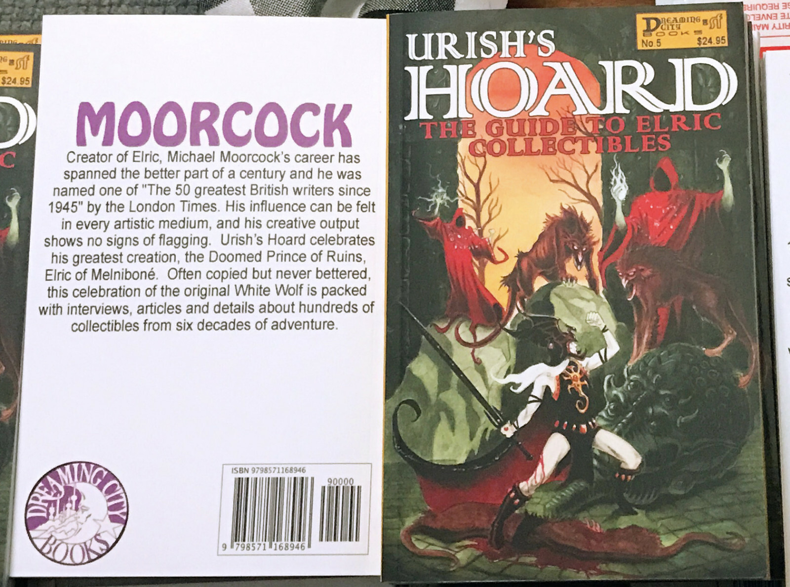 Urish’s Hoard The Guide to Elric Collectibles PB (2021) Stormbringer Moorcock