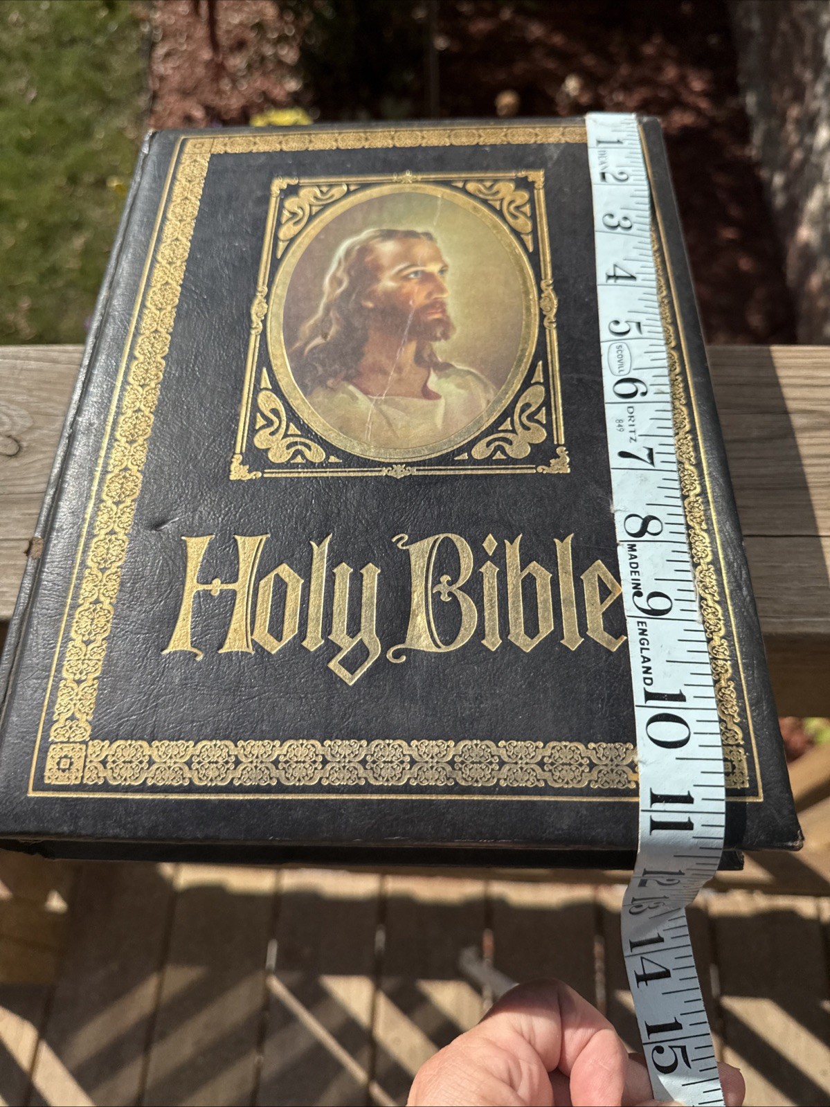 Vintage 1978 Nelson/Regency Family Bible Red Letter KJV Large 8” X 11” Holy Bib