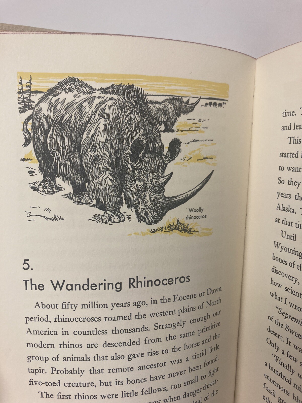 All About Strange Beasts of the Past by Roy Chapman Andrews 1956 Hardcover