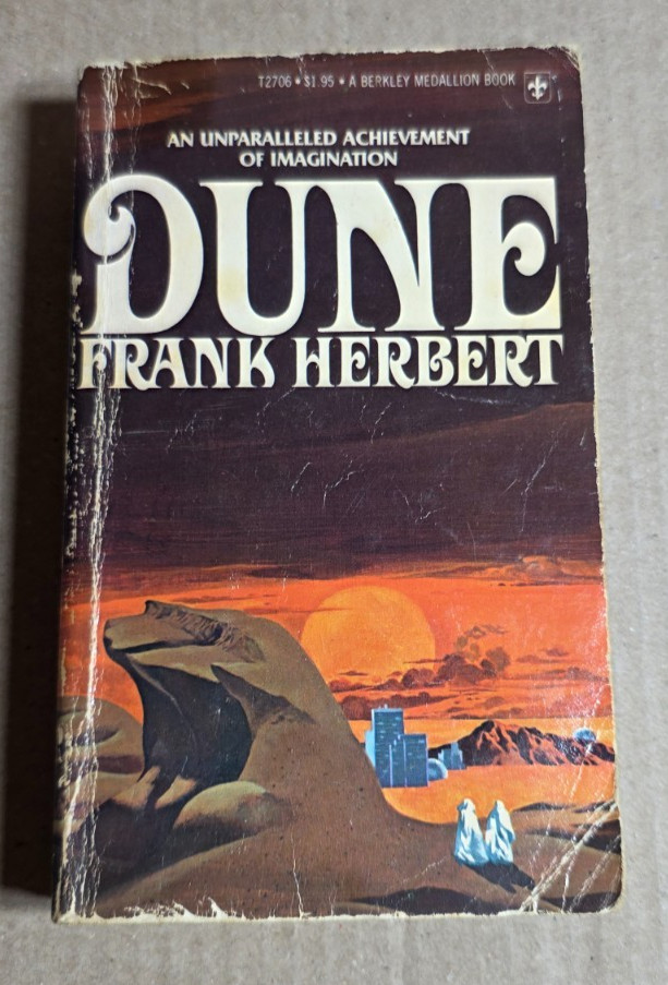 Dune by Frank Herbert paperback book Berkley 1975