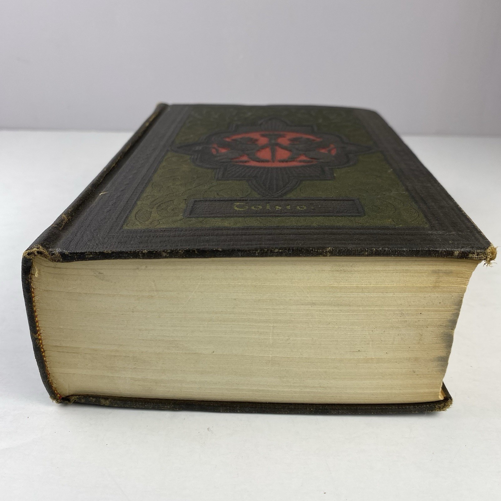 The Works of Leo Tolstoi 1928 Pebbled Hard Cover Gilt Lettering Walter Black