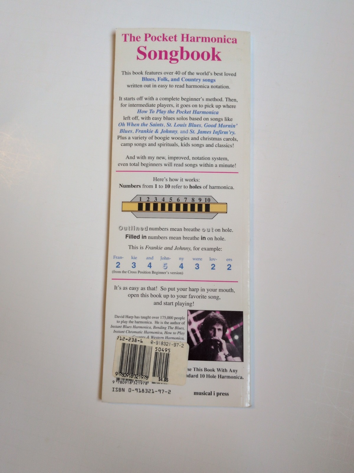 The Pocket Harmonica & How To Play County & Western Harmonica, David Harp Bundle