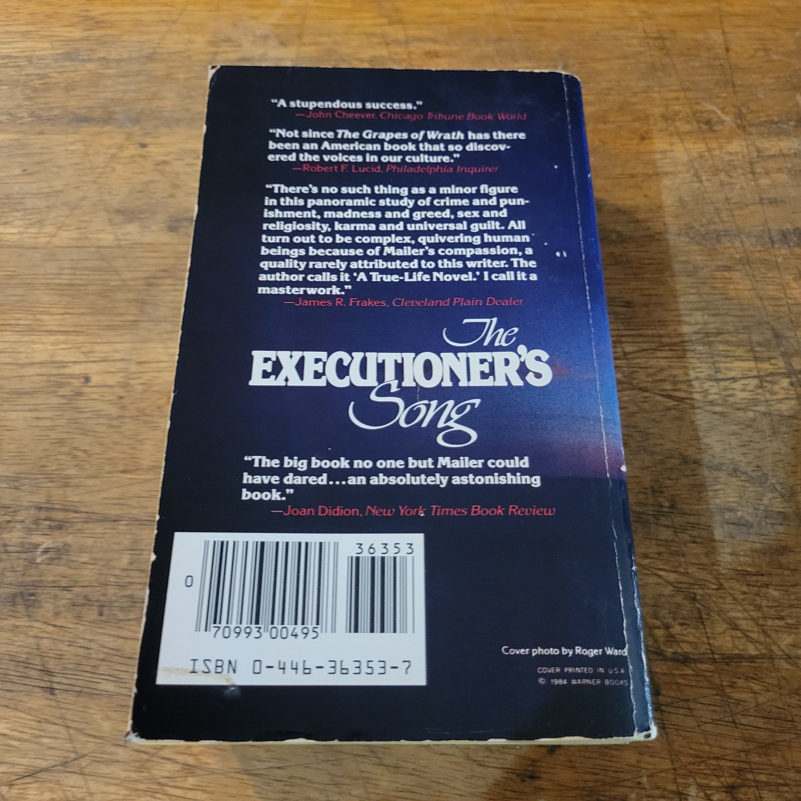 THE EXECUTIONER’S SONG by Norman Mailer 1980 Warner paperback