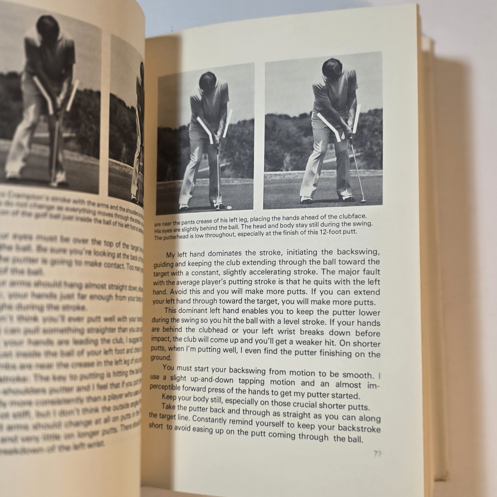 All About Putting The Editors of Golf Digest Magazine 1973 Advanced Golf Cary
