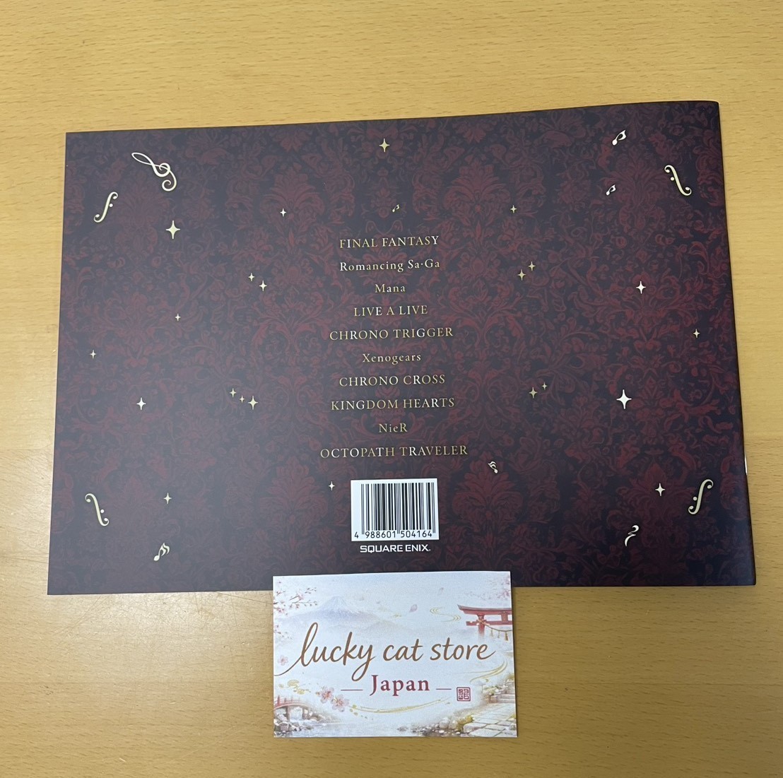 The Music of SQUARE ENIX -Magic,Memories,and Melodies OFFICIAL PAMPHLET