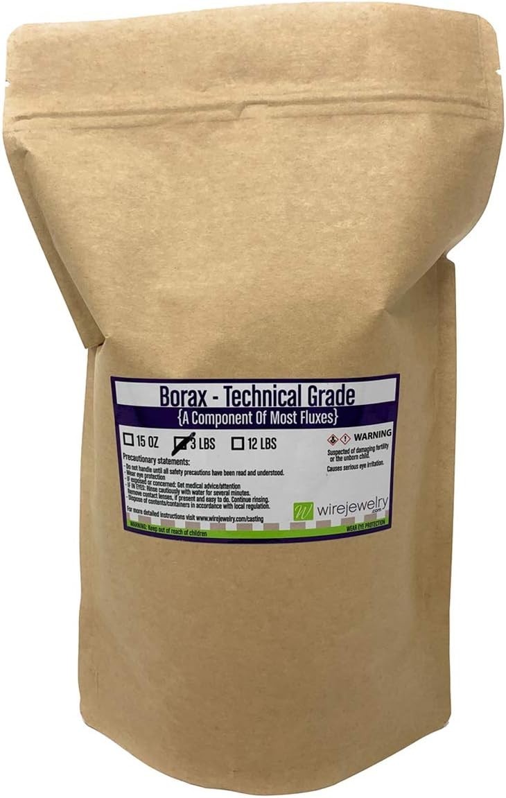 Borax Technical Grade – 3 lb All-Natural Multipurpose Cleaner & Craft Essential