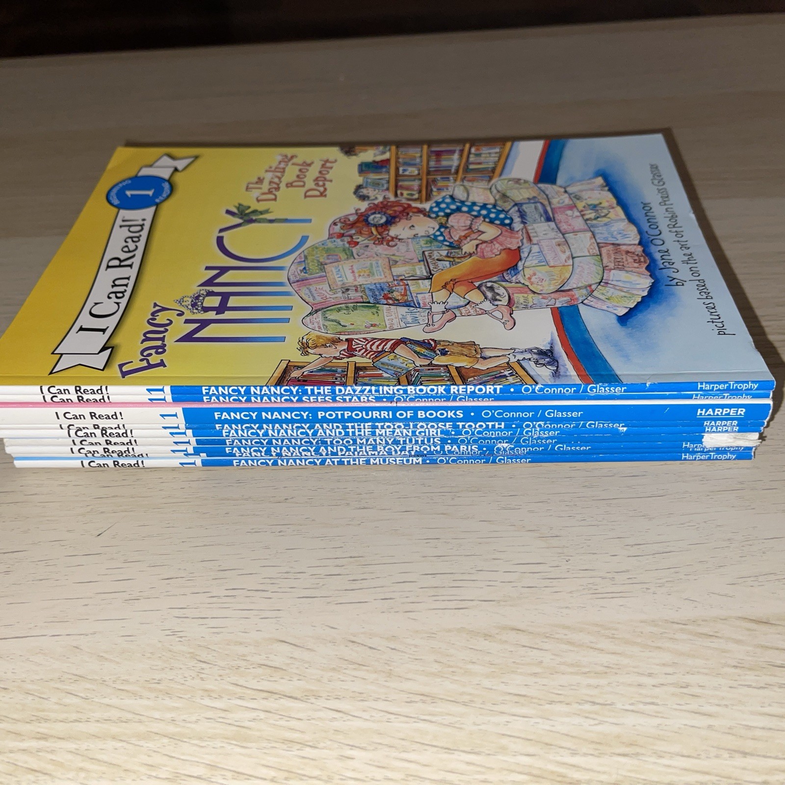Fancy Nancy I Can Read Phonics Kids Books Lot 9