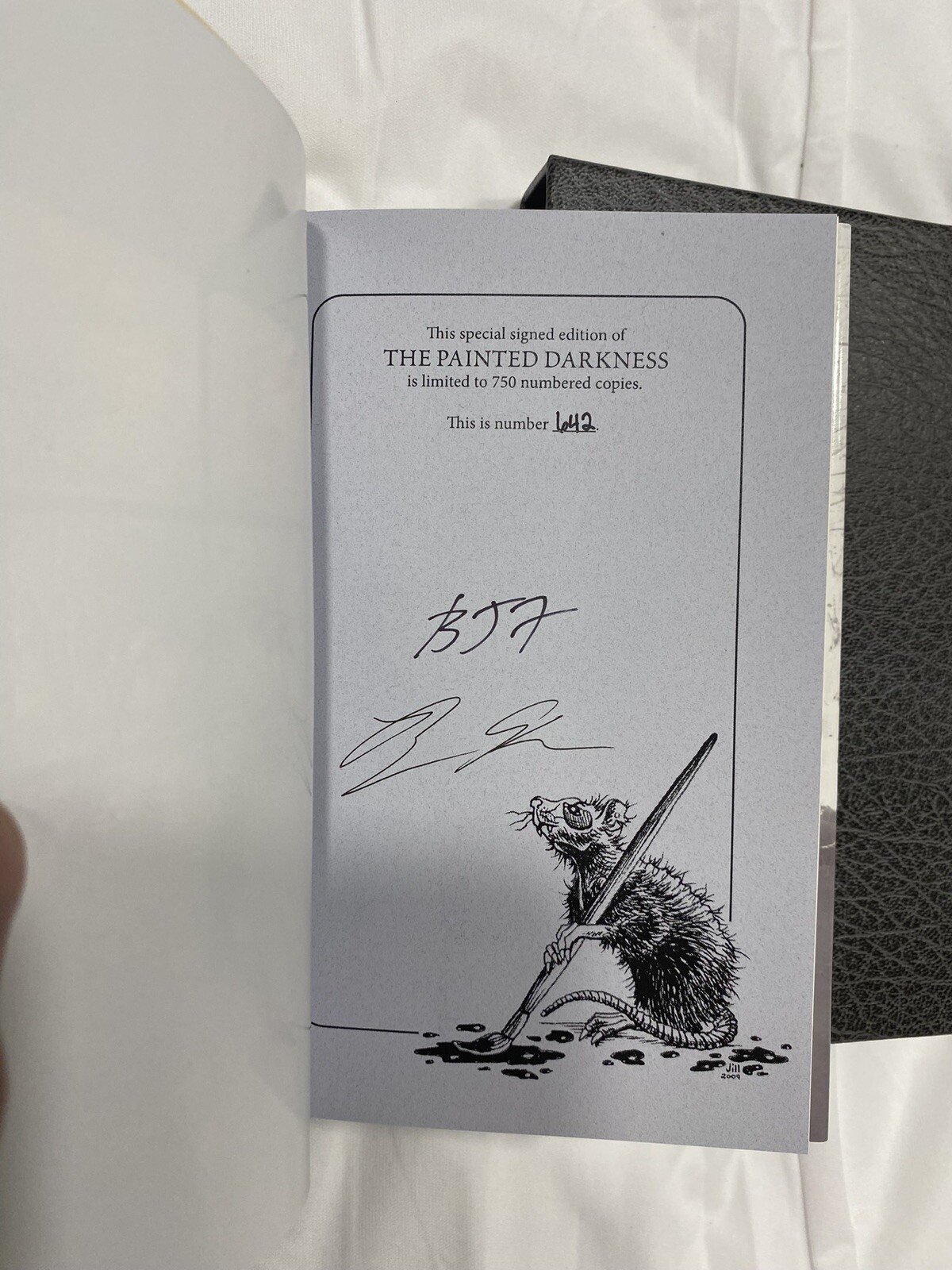 The Painted Darkness by Brian Freeman, SIGNED Limited Edition, HCDJ in Slipcase