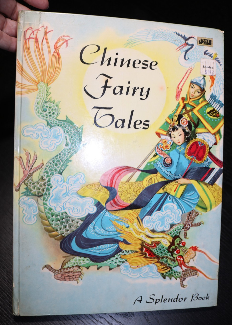 Chinese Fairy Tales as Retold by Shirley Goulden 1958 Splendor Books LARGE RARE