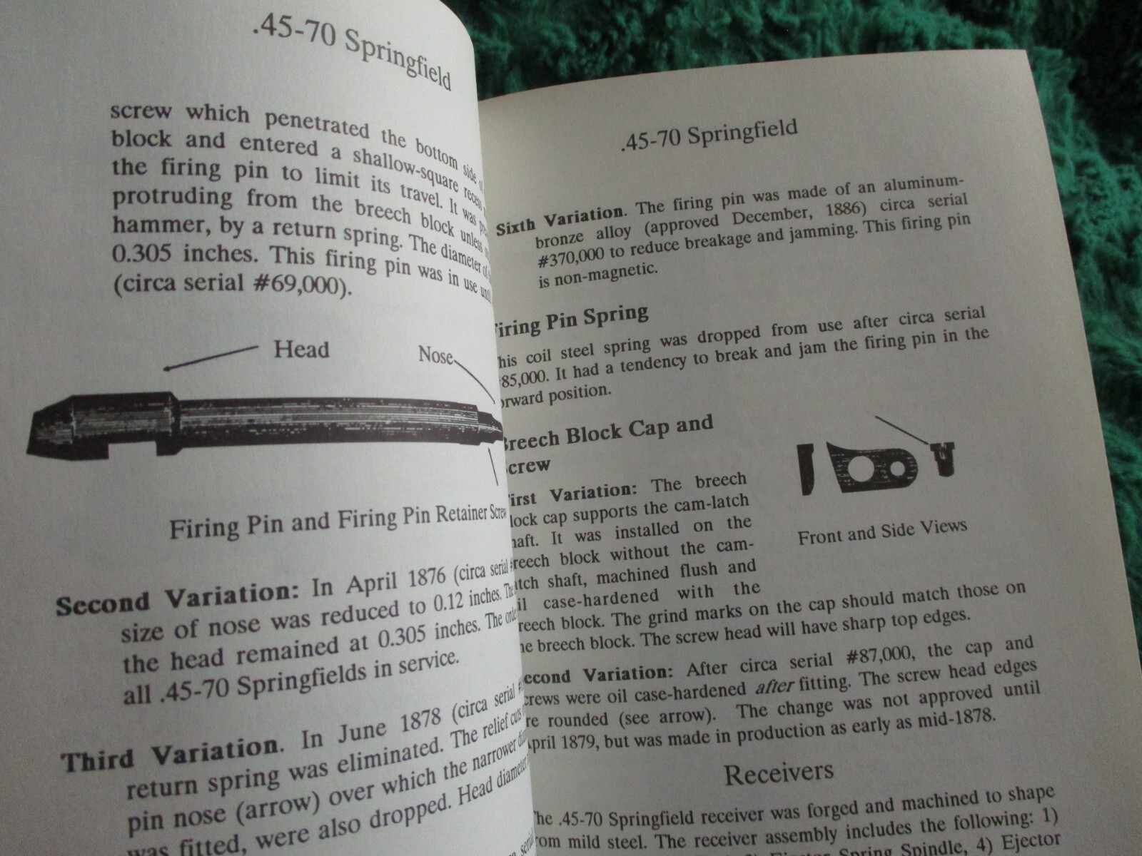 The .45-70 Springfield – Poyer Riesch – Collectors 1991 98 page FS