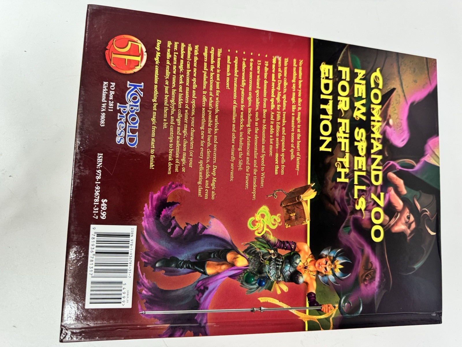 Deep Magic for 5th Edition by Dan Dillon, Jeff Lee, and Chris Harris Book