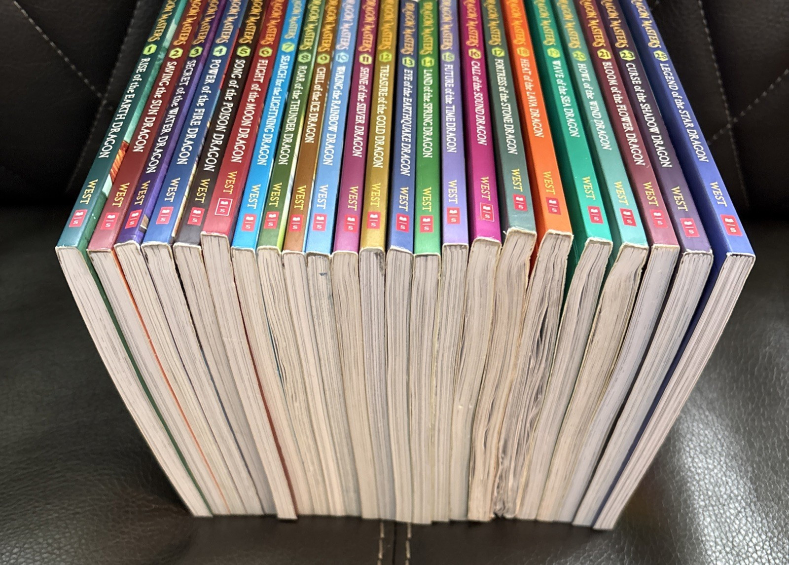 Lot of 23 Dragon Masters Books 1–21, 23 & 25 Tracy West Scholastic PB Set