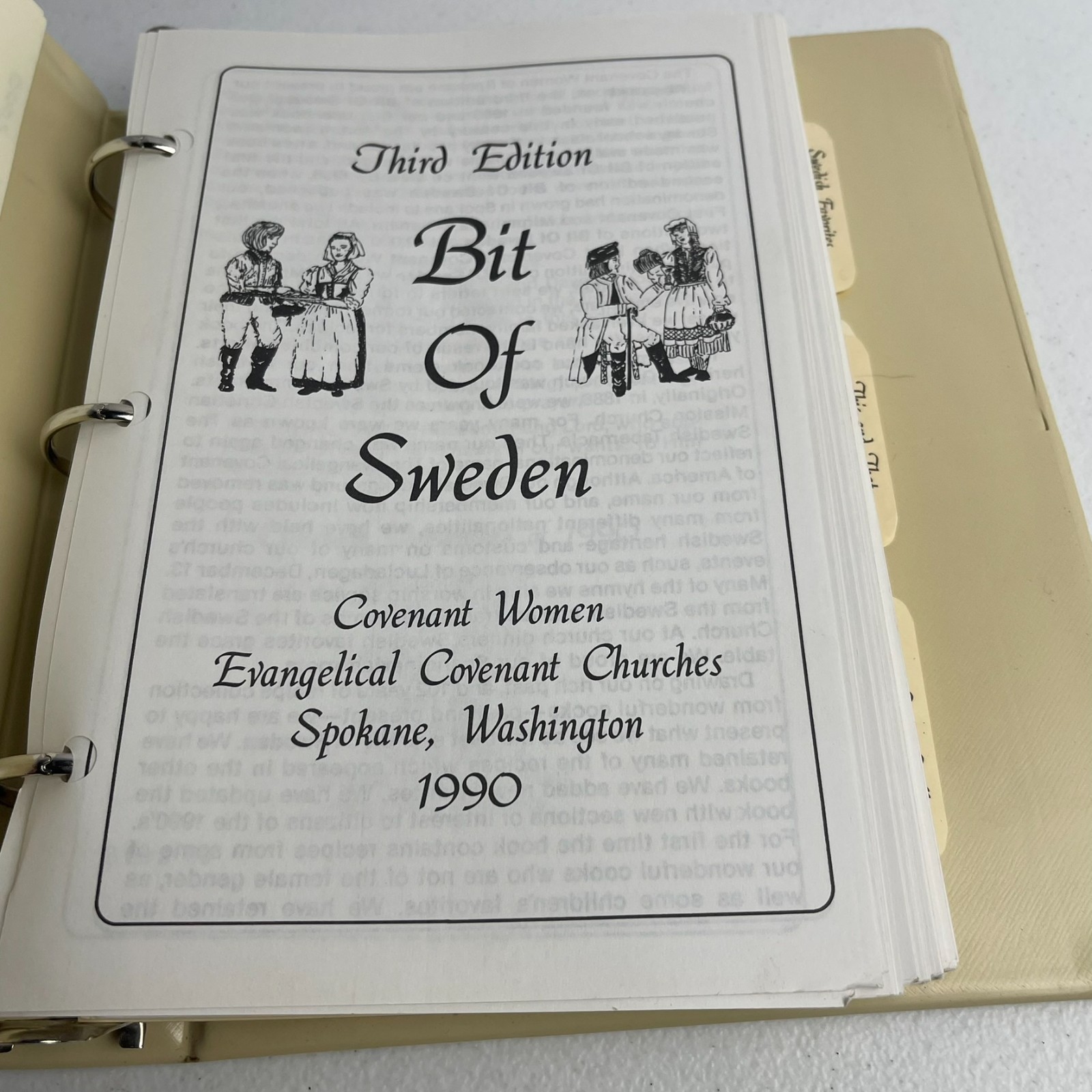 Bit of Sweden – 3rd Edition – 1990 Cookbook