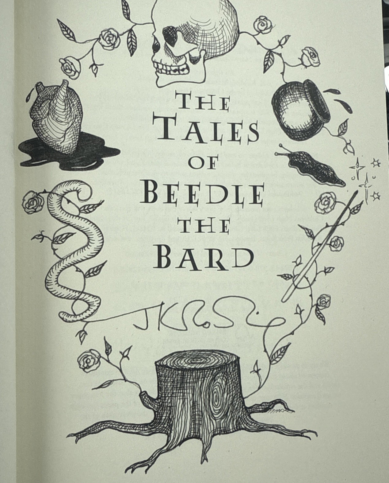 J.K. Rowling The Tales of Beedle The Bard Harry Potter HC 1st Printng 2008 sh7
